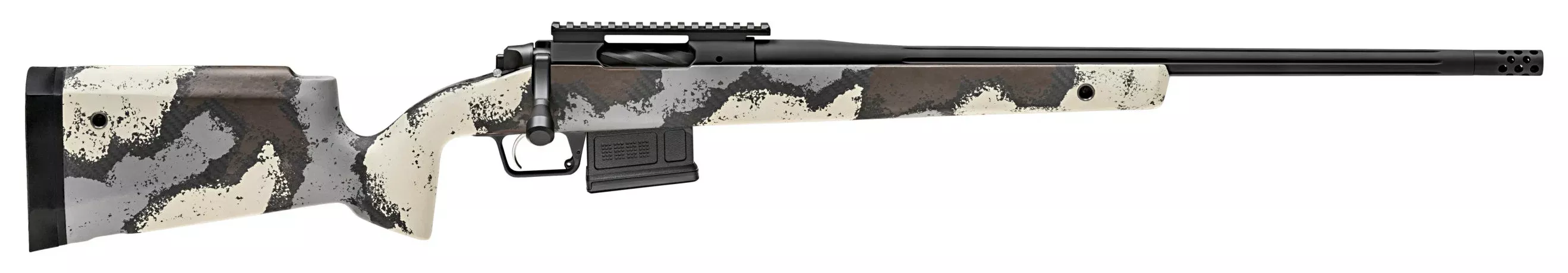 Springfield Armory Model 2020 WayPoint 6.5 Creedmoor 22" 5+1 Bolt-Action Rifle - Desert Verde Cerakote Ridgeline Camo