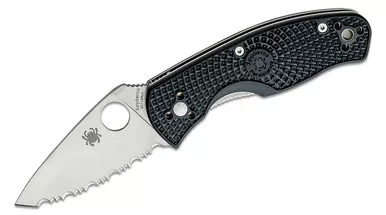 Spyderco Persistence Lightweight Folding Knife - 2.77" SpyderEdge Blade, Black FRN Handles