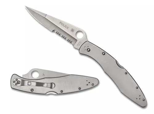 SPYDERCO POLICE STNLS COMBOEDGE