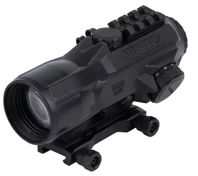 Steiner 8798556 T536 T-Sight 5.56 Black Rubber Armor 5x32mm Illuminated Rapid Dot 5.56 Reticle