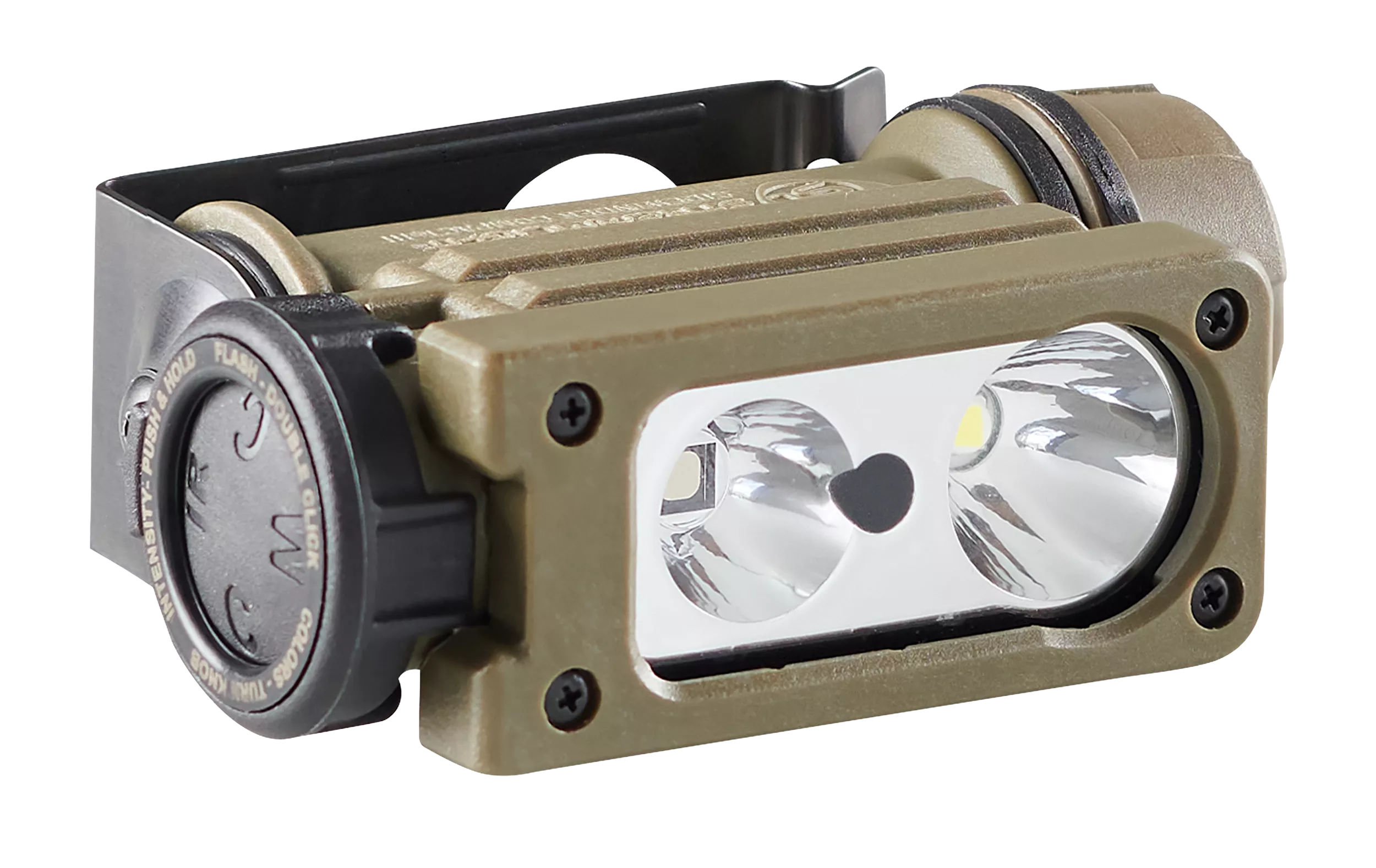 Streamlight 14213 Sidewinder Compact III User Configurable Coyote Tan Nylon 113 Meters Beam Distance