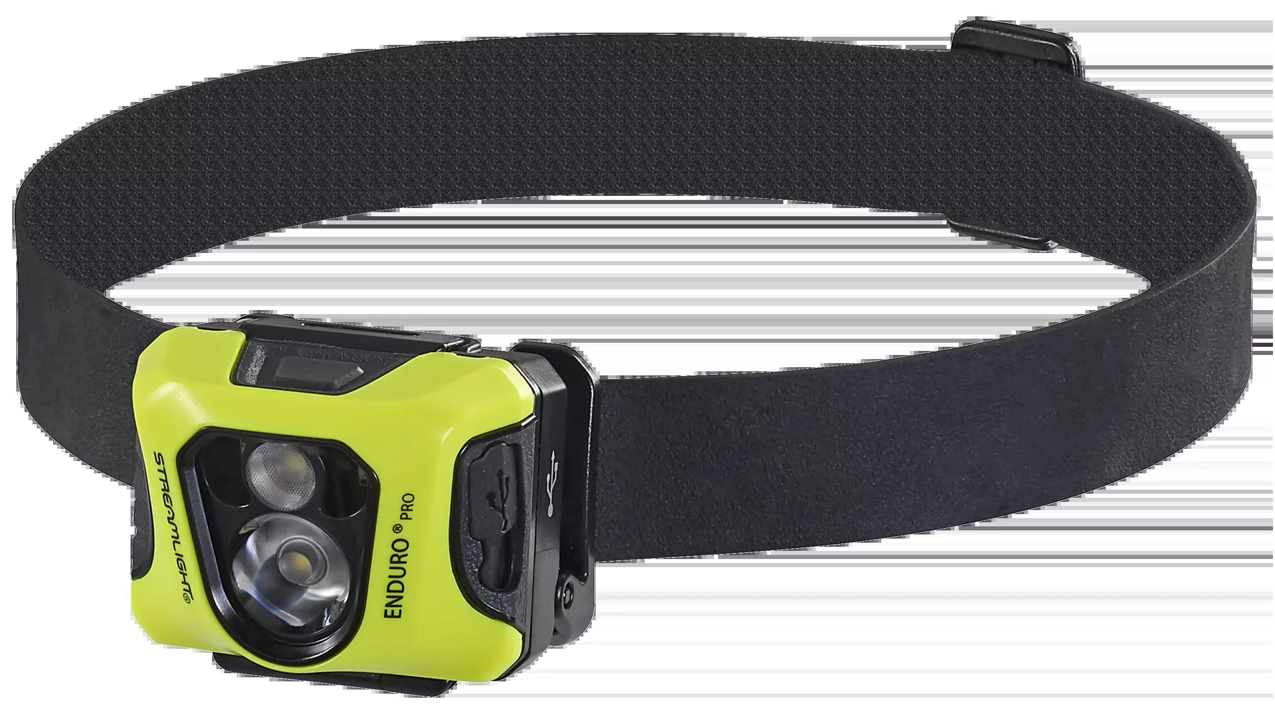 Streamlight 61436 Enduro Pro USB Headlamp 15/25/50/90/145/200 Lumens White LED - Black/Yellow