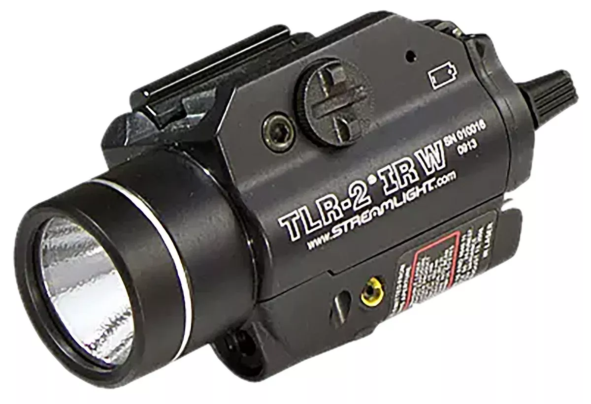 Streamlight 69165 TLR-2 IRW Gun LightBlack Anodized 300 Lumens White LED Light/Infrared Laser