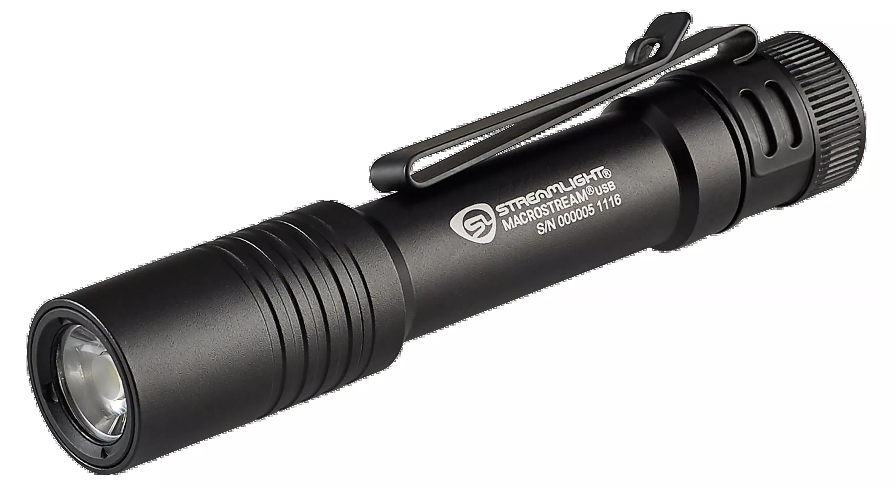 Streamlight Macrostream USB EDC Flashlight 500/50 Lumens White LED - Black Anodized
