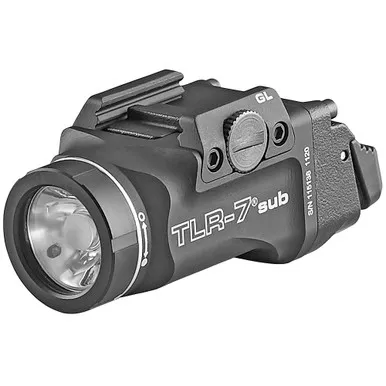 Streamlight TLR-7 Sub Weaponlight - 500 Lumens, Black, For Glock 43X/48