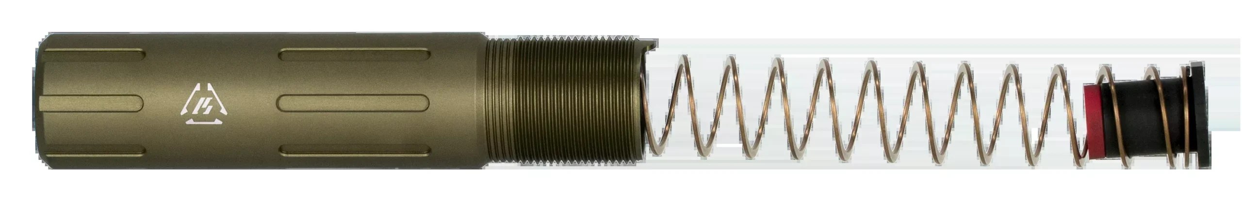 Strike AR Pistol Buffer Tube Slick Receiver Extension, 7075-T6 Aluminum FDE ARSPRESLICKFDE