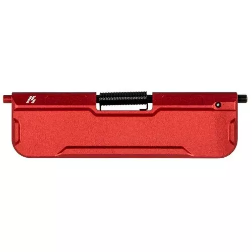 Strike ARBUDC223RED AR Billet Ultimate Dust Cover AR-15, M4, M16 Red with Standard Design