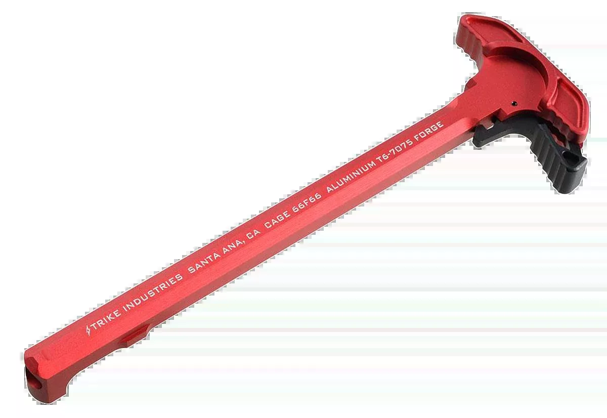 Strike ARCH-EL Extended Latch Charging Handle AR-15 Red Anodized Aluminum