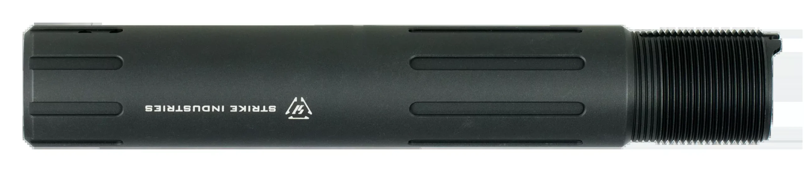 Strike Carbine-Length AR Pistol Receiver Extension Buffer Tube, 7075-T6 Slick Black ARCARPRESLICKBK