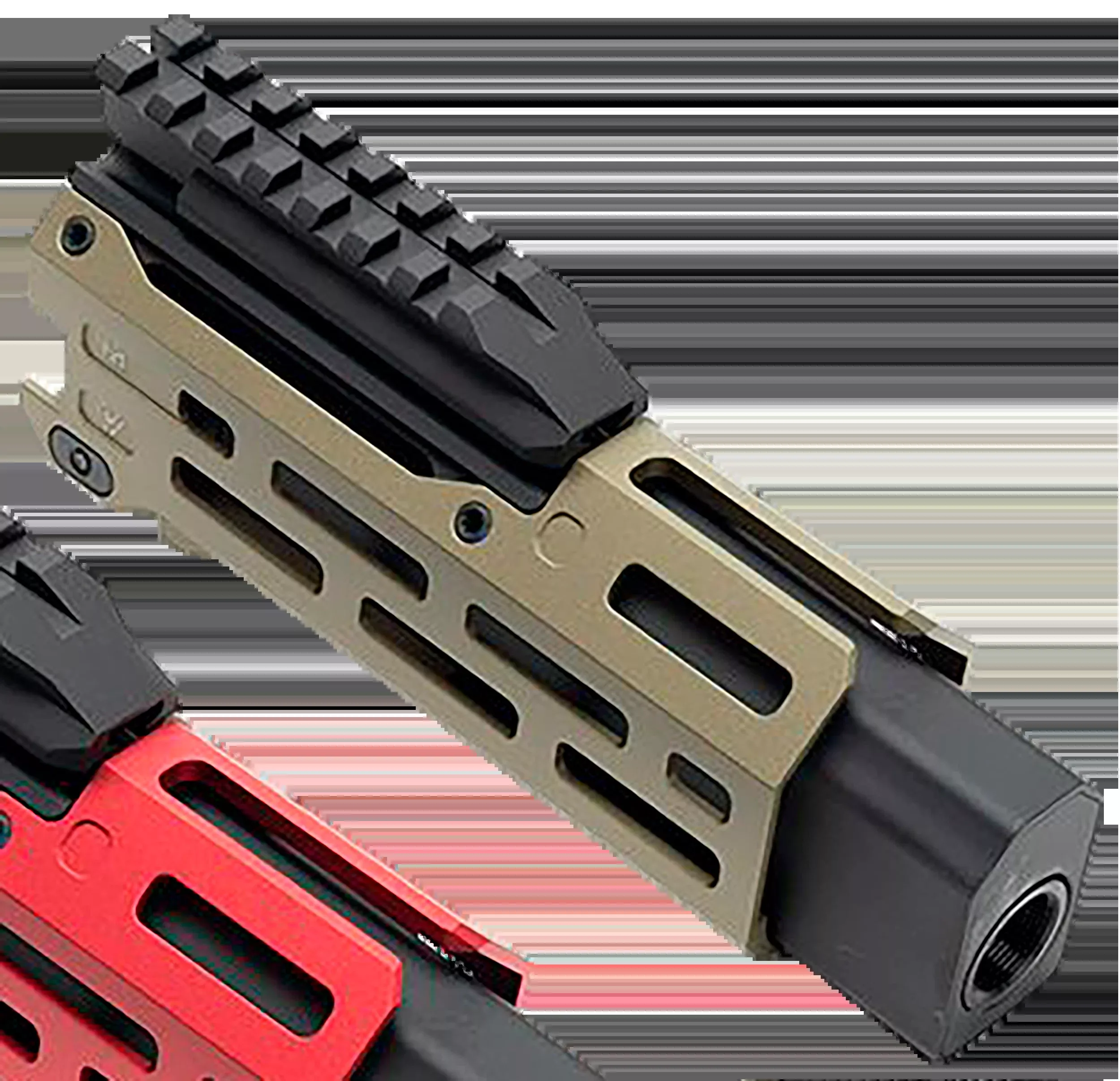 Strike CZ Scorpion EVO 6in M-LOK Handguard w/ Faux Suppressor, Flat Dark Earth CEVOHG6FDE