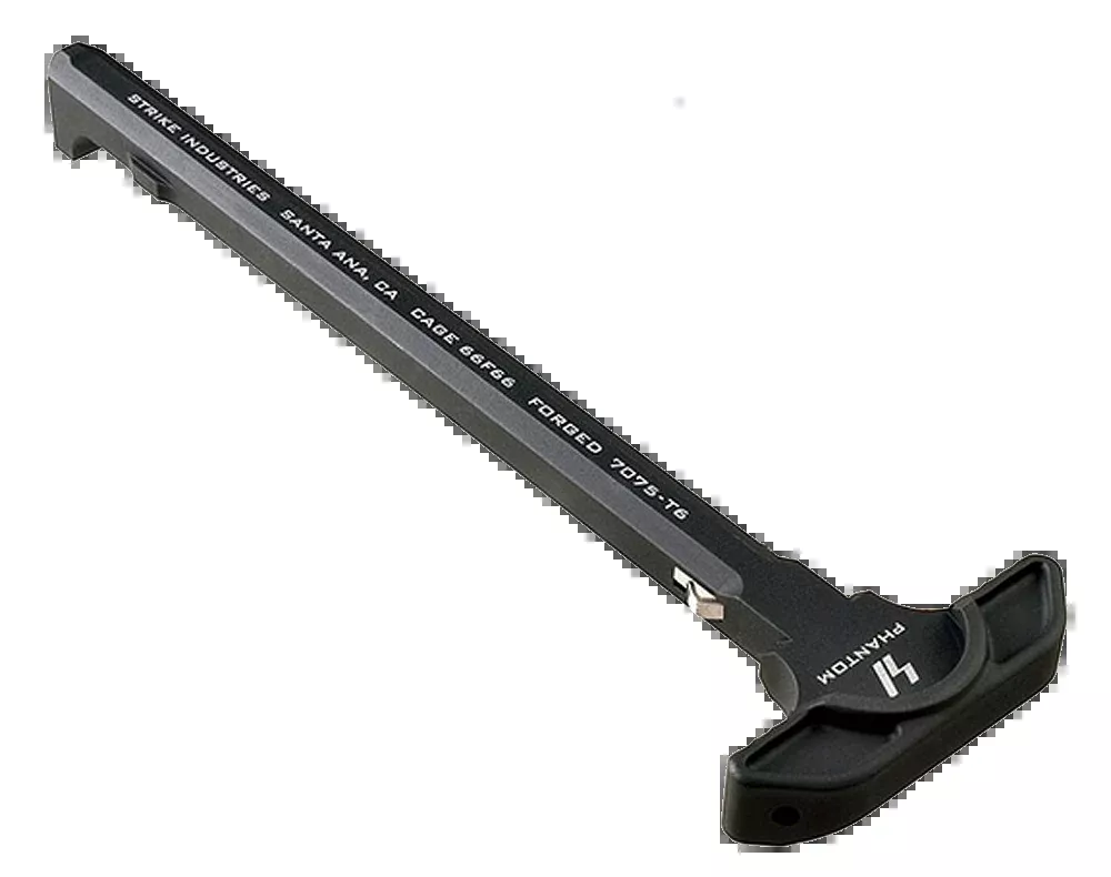 Strike Industries Latchless Charging Handle AR-15 Black Anodized Aluminum