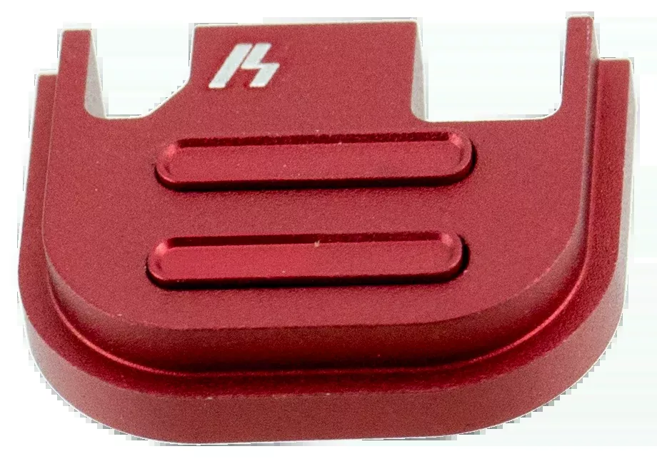 Strike Industries V2 Slide Cover Plate for Glock Gen 1-4 Red Anodized Aluminum