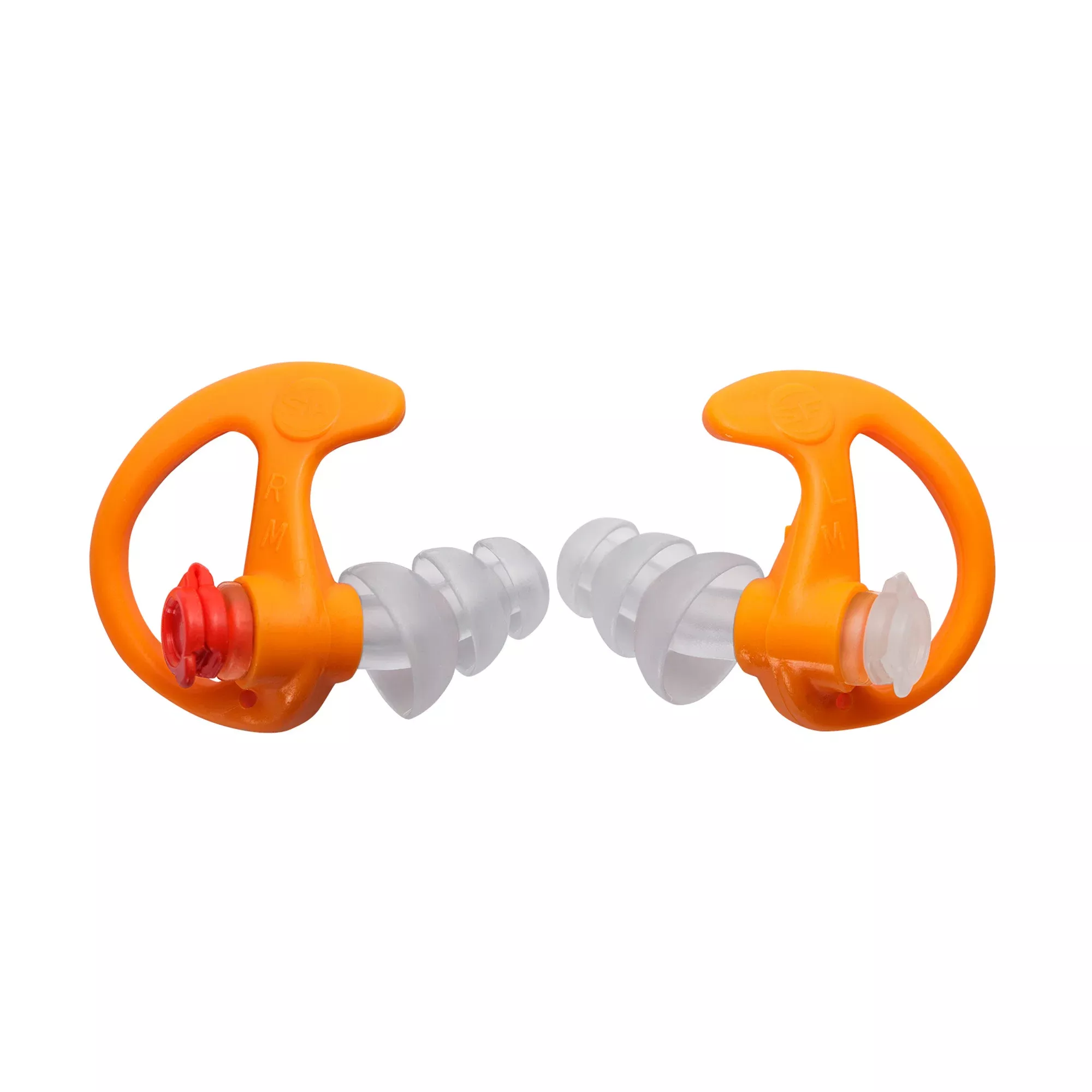 Surefire EP4 Sonic Defender Plus Filtered Earplugs 24dB NRR Medium Orange EP4-OR-MPR