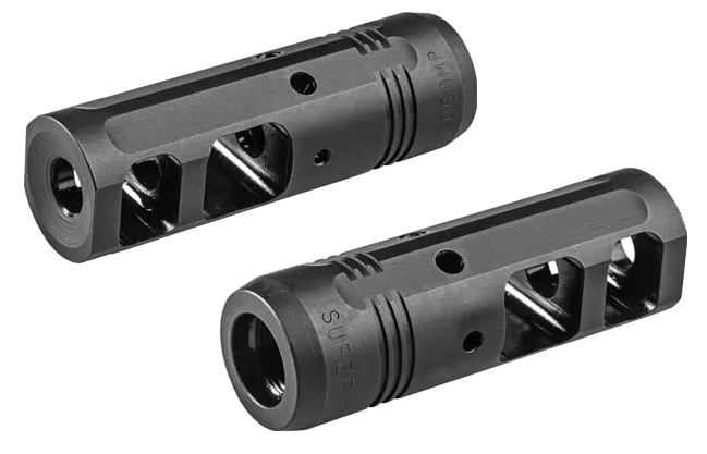 SureFire PROCOMP762 ProComp Muzzle Brake Black Nitride Steel with 5/8"-24 tpi Threads & 2.70" OAL for 7.62mm AR-10