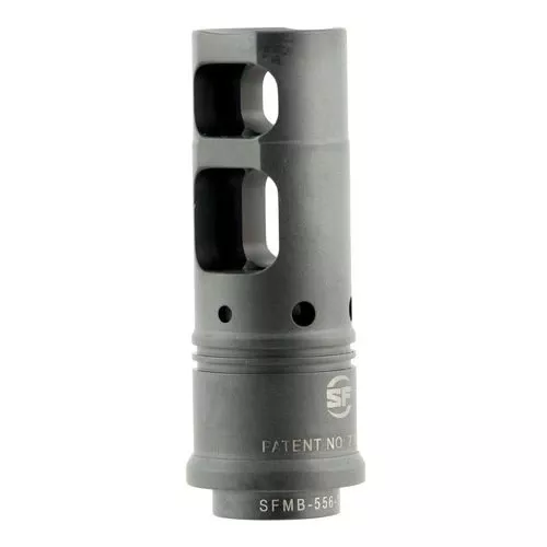 Surefire SFMB3383424 Muzzle Brake338 Cal Stainless Steel Black
