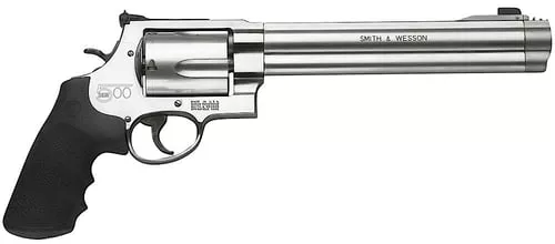 SW 500 500SW 8 3/8 SS COMPENSATOR BLK SYN GRIP