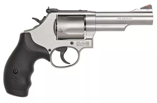 SW 69 44MAG 4.25 SS BLK SYN GRIP 5RD L FRAME