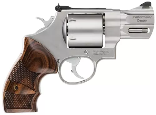 SW PC 629 44MAG 2 5/8 SS RR AS WOOD GRIP 6RD