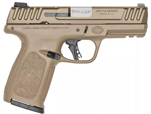 SW SD9 2.0 9MM 4 FDE W/EP3 PLUGS 16RD