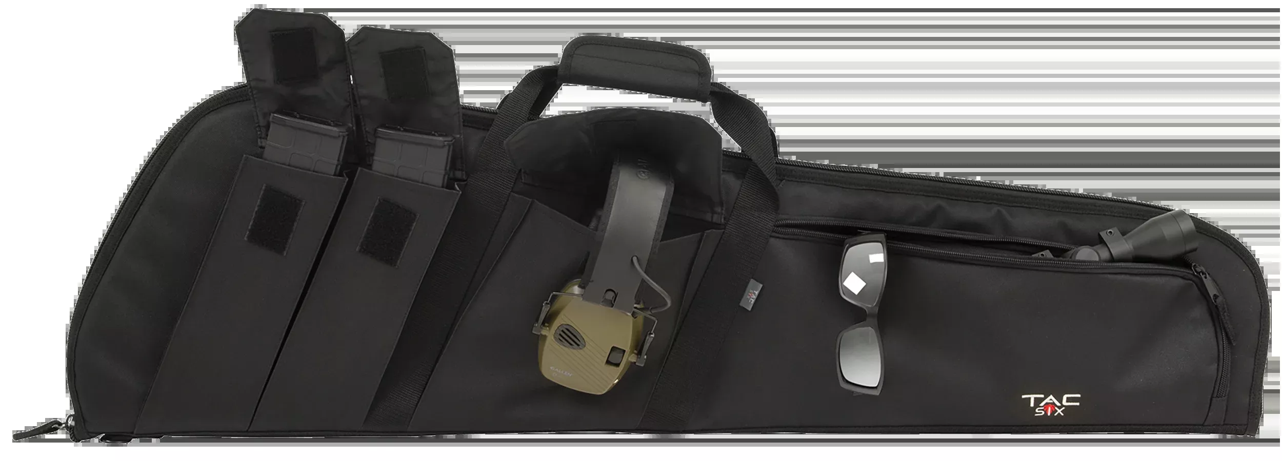 Tac Six 10903 Wedge Tactical Rifle Case 41" Black Endura Lockable