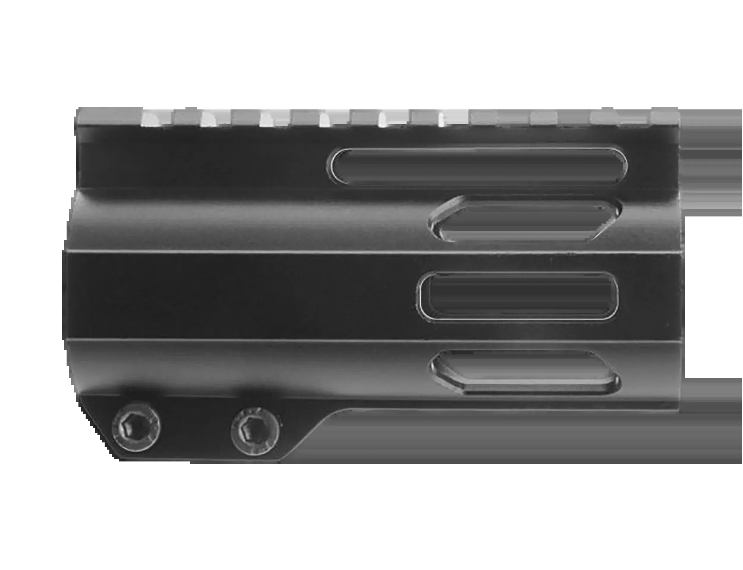 TacFire 4in M-LOK Free-Float Handguard with Full Top Rail and QD Mounts HG274