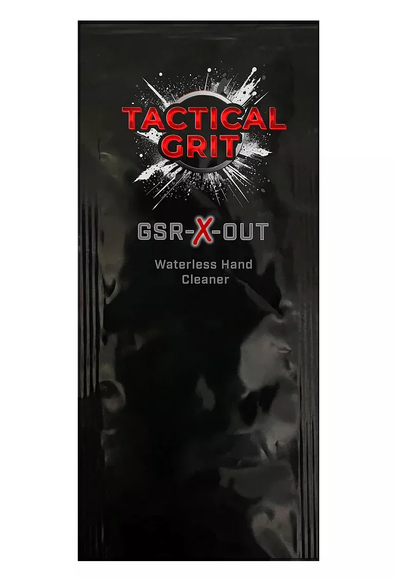 Tactical Grit GSR-X-OUT Waterless Hand Cleaner 10-Pack Tacpack Baggies TG10PACK