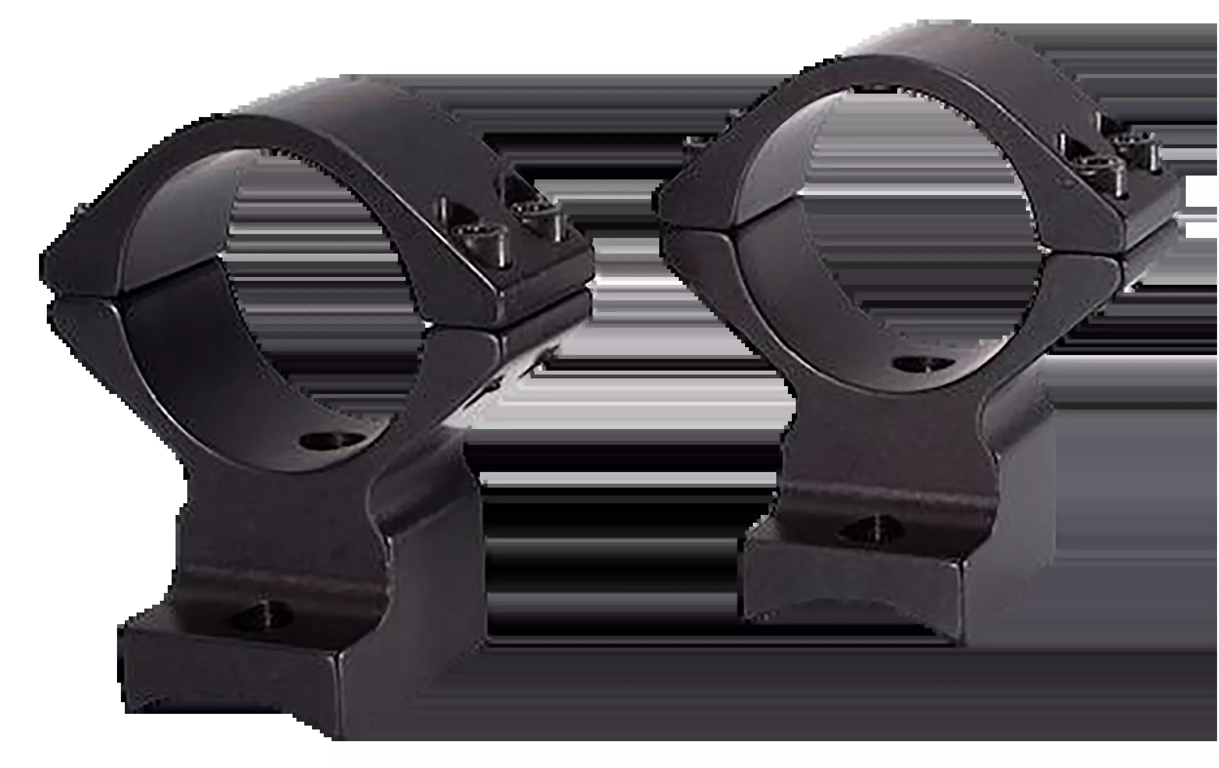 Talley 950734 Scope Mount/Ring Combo 1" Tube Weatherby Vanguard High Rings - Black Anodized