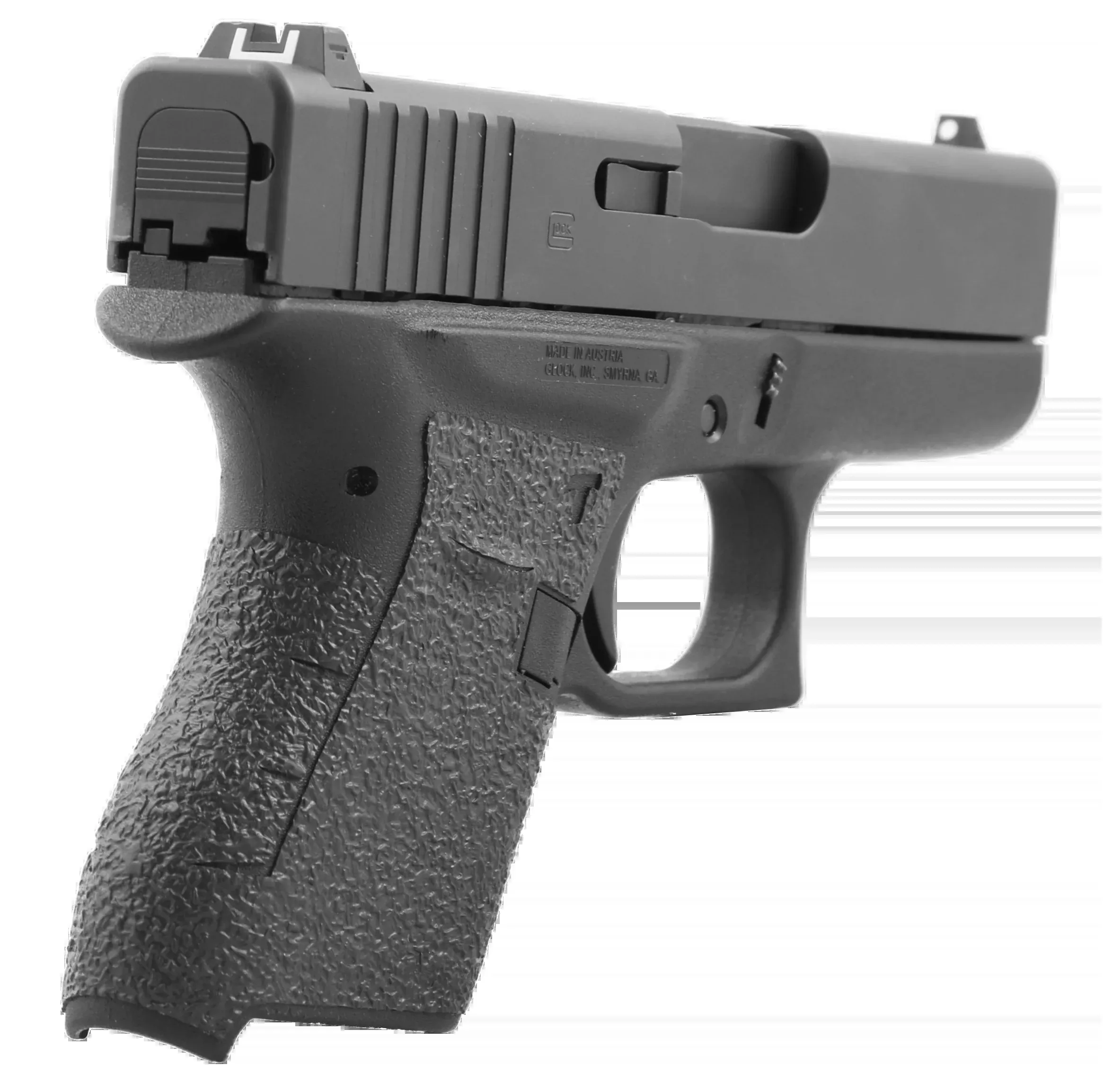 Talon Grips 100R Adhesive Grip for Glock 43 Black Rubber