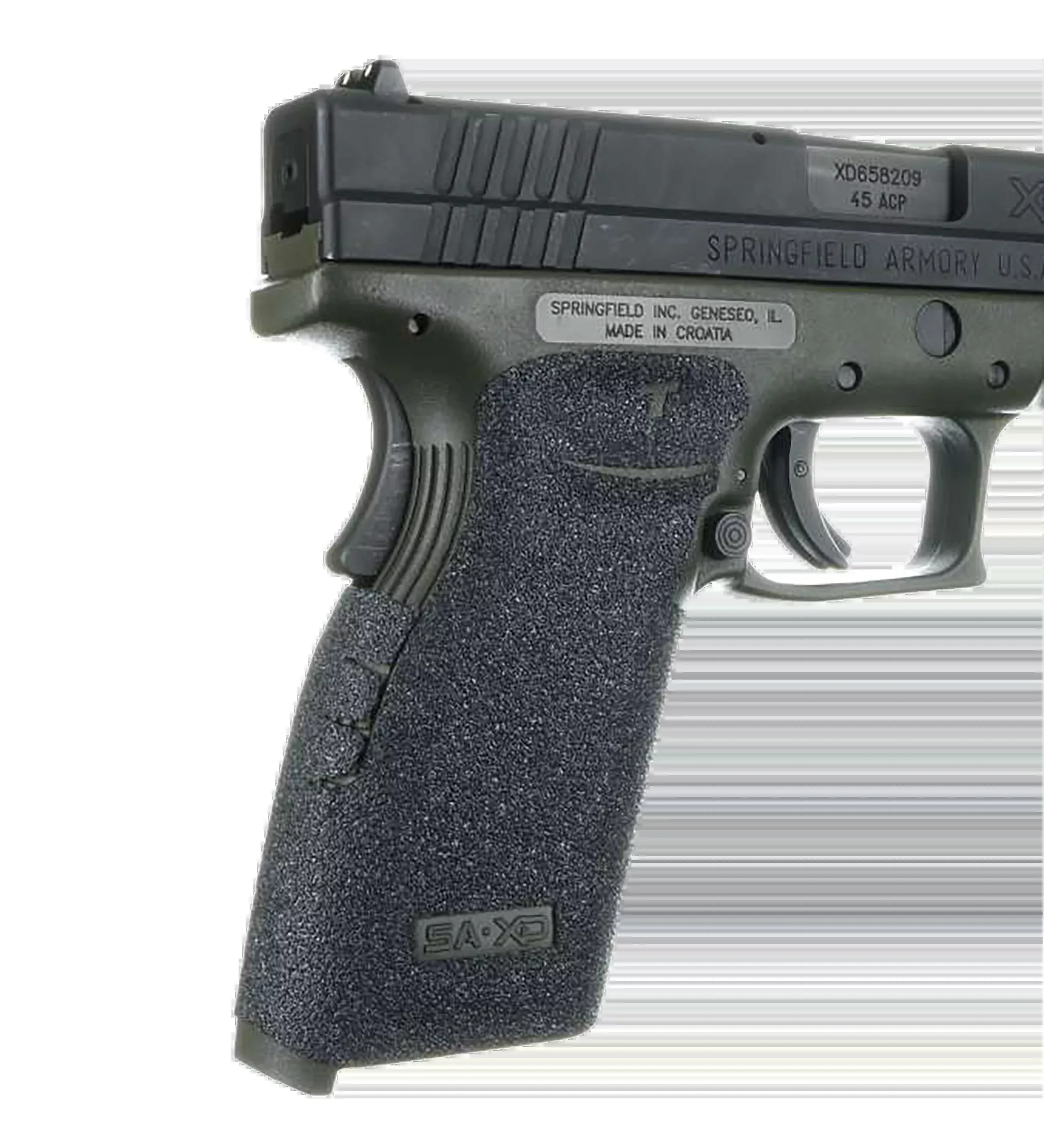 Talon Grips 202R Textured Rubber Adhesive Grip for Springfield XD 9/357/40