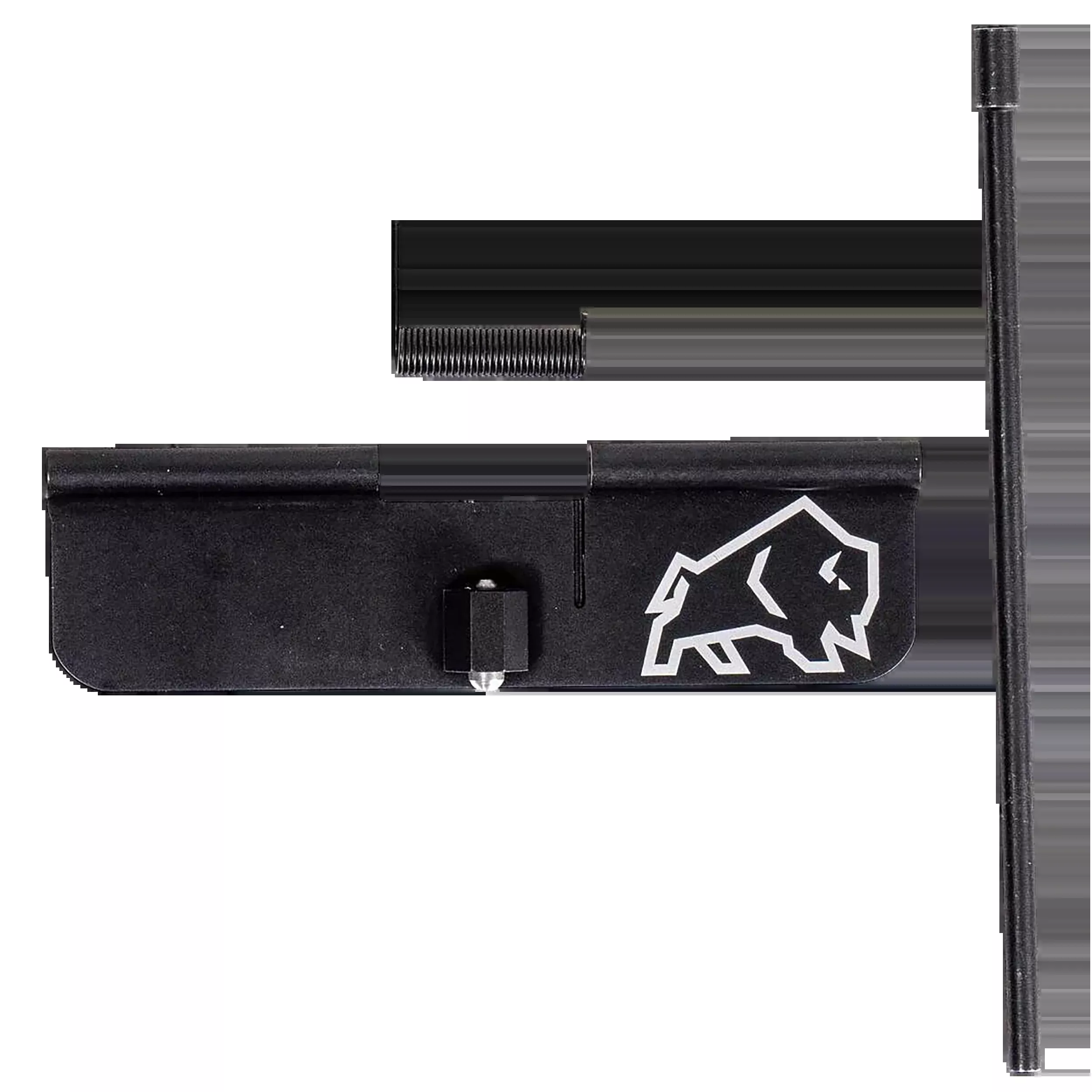 Tapco AR-15 Ejection Port Door Cover Kit, 6061 Aluminum w/ Knurled Rod & Spring TAP22097