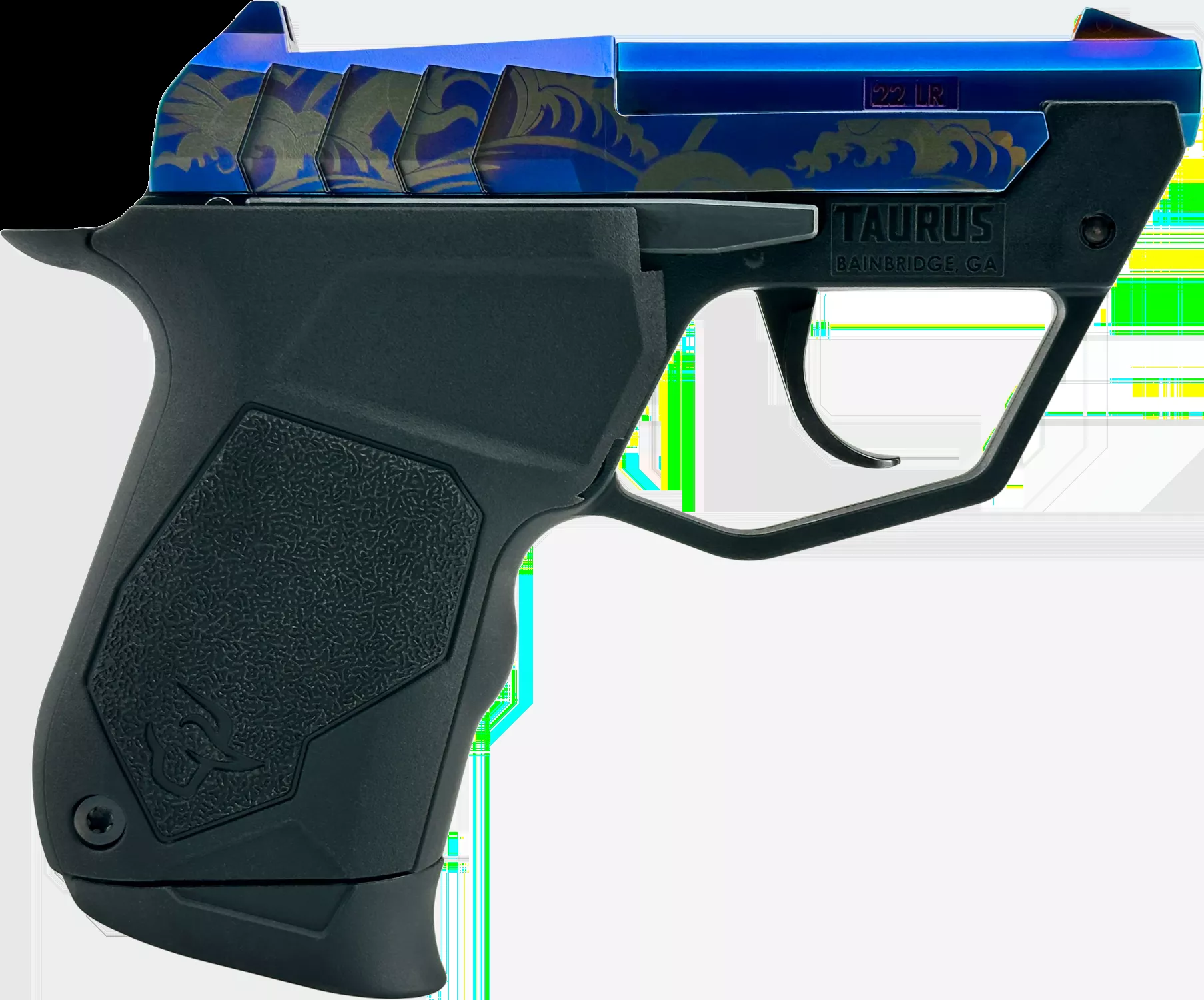 Taurus 1-22TUC13BL-GW 22TUCMicro Compact Frame 22 LR 9+1 2.50" Tip-Up Barrel