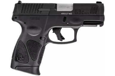Taurus 1G3C9312X12 G3c 9mm Luger Matte Stainless Steel 3.20" Barrel 12+1, Polymer Frame With Picatinny Acc. Rail, Tenifer Matte Black Steel Slide, Re-Strike Capability, Manual Safety