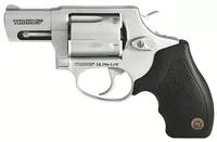 Taurus 2- 605029 605 38 Special + P Or 357 Mag Caliber With 2 " Barrel, 5rd Capacity Cylinder, Overall Matte Finish Stainless Steel, Finger Grooved Black Rubber Grip & Fixed Sights