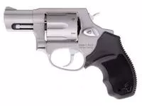 Taurus 2- 85629 856 * Ca Compliant 38 Special + P Caliber With 2 " Barrel, 6rd Capacity Cylinder, Overall Matte Finish Stainless Steel & Finger Grooved Black Rubber Grip