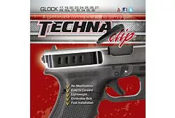 Techna Clip Handgun Retention Clip for Large Frame Glock Handguns - Fits Glock 45ACP and 10MM Models, 20, 21, 21SF, 29+