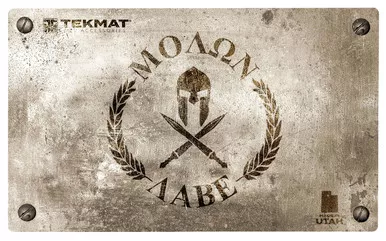 TekMat TEK42MOLONLABE Door Mat Molon Labe Spartan 25" x 42"