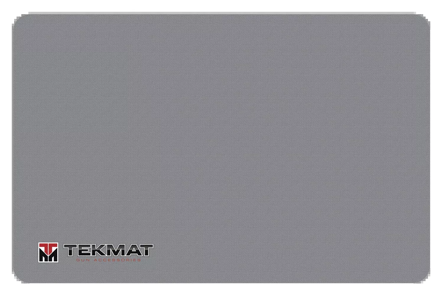TekMat TEKR17TMLOGOGY Handgun Cleaning Mat 11"x17" Gray Rubber - TEKMAT Logo