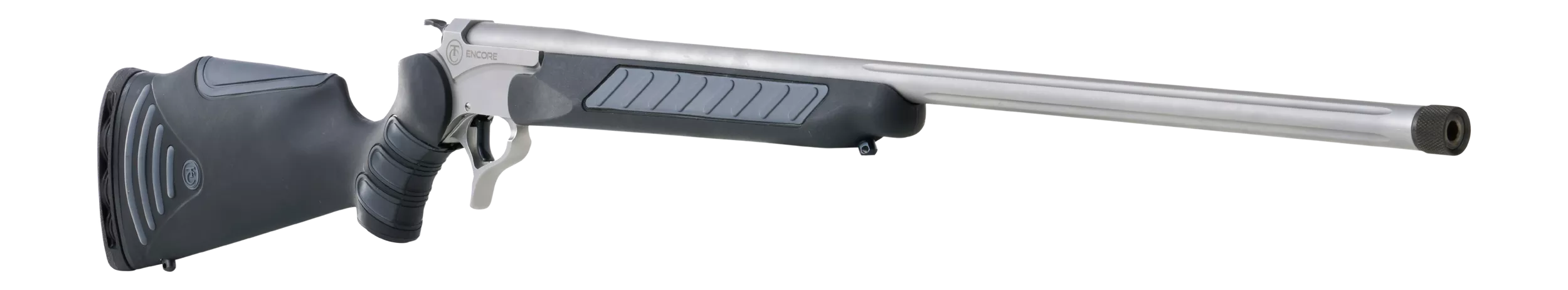 Thompson Center Arms, LLC 8184R Encore ProHunter 270 Win 1rd 26" Stainless Fluted Threaded Barrel, Stainless Steel Drilled & Tapped Receiver, Black FlexTech Synthetic Stock