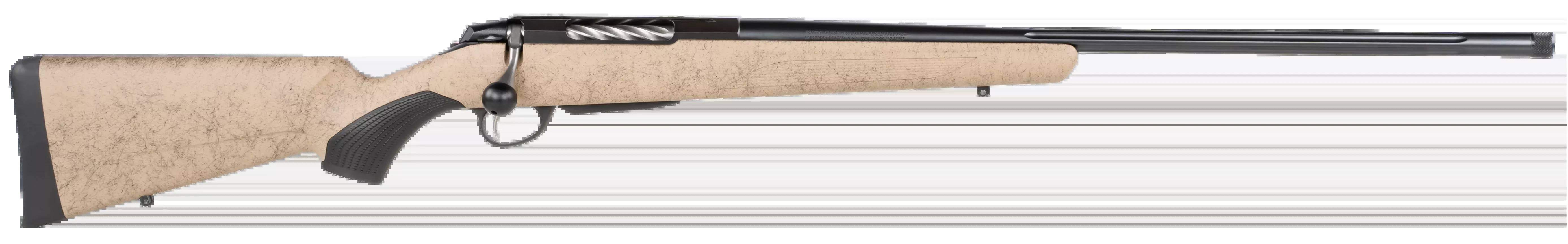 Tikka T3x Lite 7mm Rem Mag 3+1 24.3" Fluted Bolt-Action Rifle - Threaded, Muzzle Brake, Roughtech Tan Stock