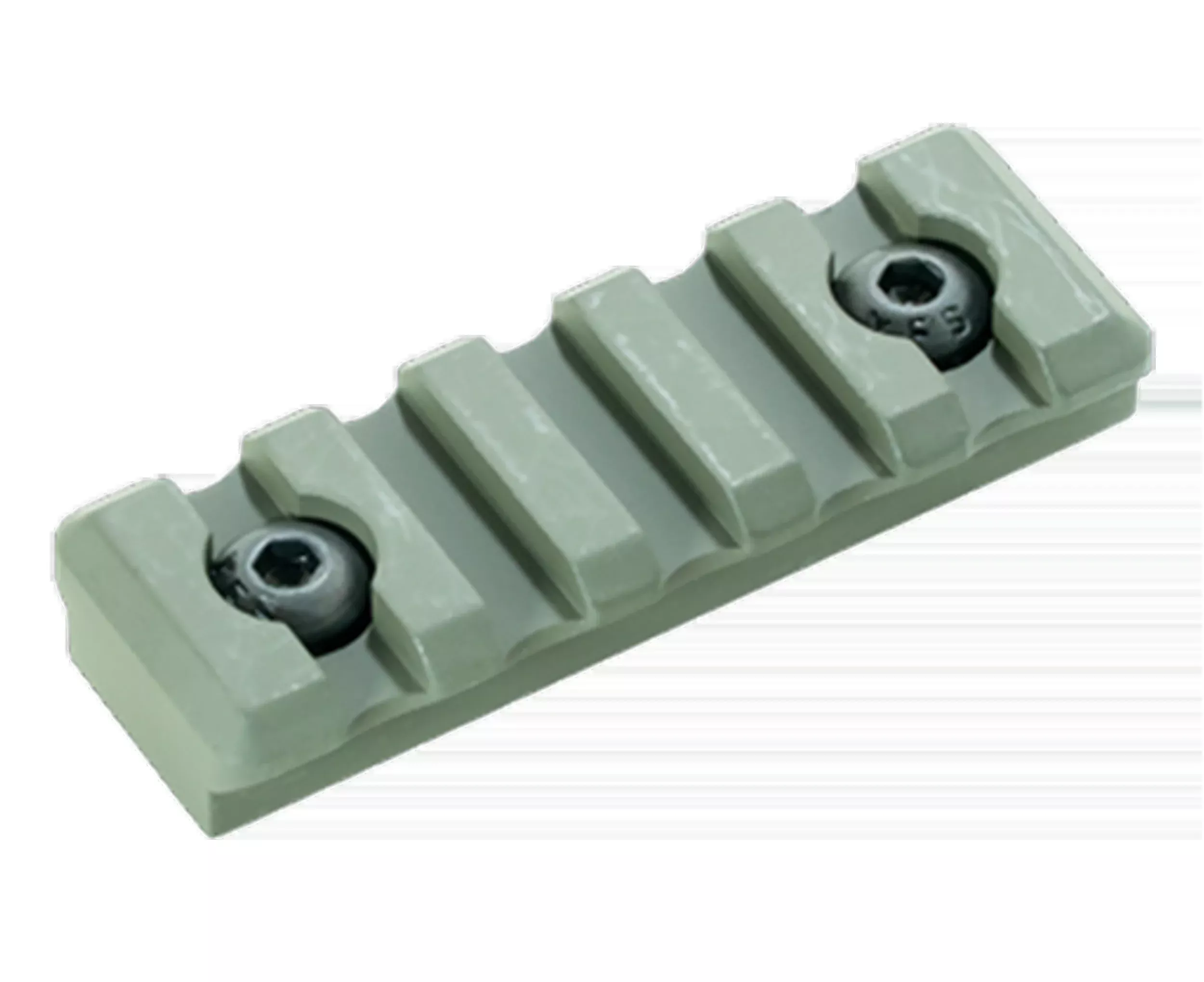 Timber Creek Outdoors M-LOK 3-Slot Picatinny Rail Section, OD Green Aluminum, M5SPROD