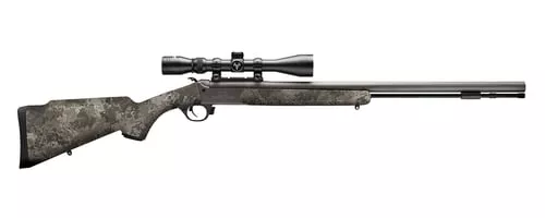 Traditions CR5-843304434 NitroFire VAPR w/Scope 50 Cal 209 Primer 26" Sniper Gray Cerakote Fluted & Tapered Barrel, Drilled & Tapped Receiver, Veil Alpine Fixed Synthetic Stock, 3-9x40mm Duplex