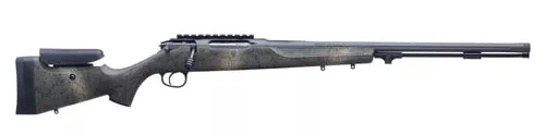 Traditions CR946604437 NitroBolt50 Cal Firestick 24" Tungsten Cerakote Fluted Threaded Barrel, Tungsten Cerakote Receiver w/Picatinny Rail, Adj Cheek Piece & LOP Desert Web Synthetic Stock