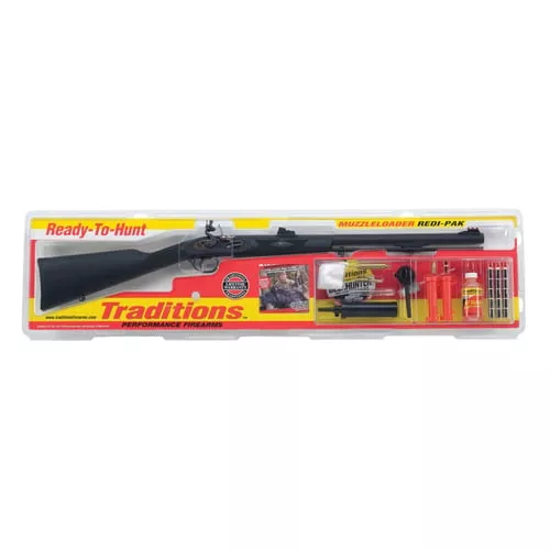 Traditions Deerhunter Redi-Pak.50 cal 24 in. Blue Synthetic Black