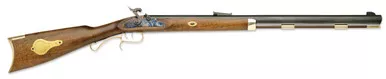 Traditions Hawken Woodsman .50 Cal Percussion Rifle Hardwood Blued - R24008