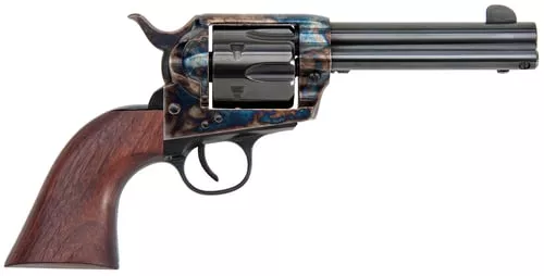 Traditions SAT73006 1873 Frontier 357 Mag 6rd 4.75" Blued Barrel & Cylinder Color Case Hardened Steel Frame Walnut Grip