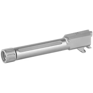 True Precision 9MM Threaded Barrel for the Sig P365XL - Silver, Thread Protector, Threaded