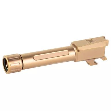 True Precision 9MM Threaded Springfield Hellcat Barrel - Copper TiCN Finish