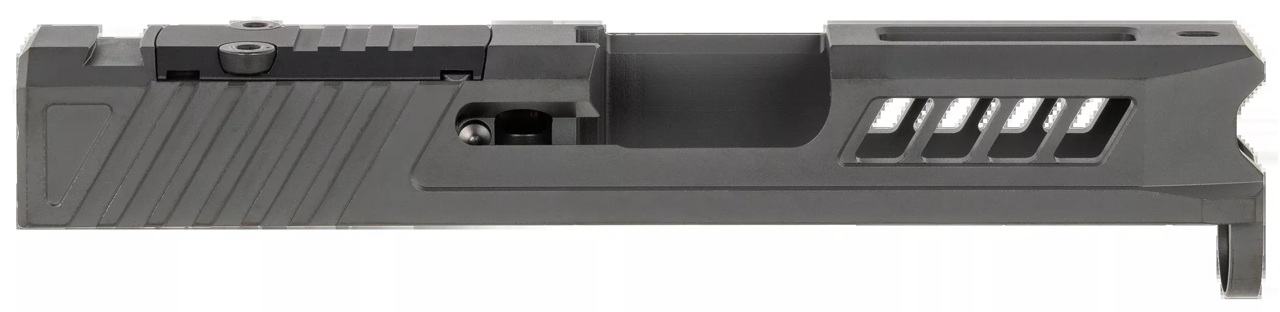 True Precision Axiom Optic-Cut Slide for Glock 43, Black DLC 416R Stainless Steel TPG43SBCRMS