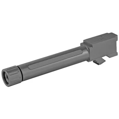 True Precision Glock 19, 19X, & G45 Threaded Barrel (Gen 1-5 Compatible) -Black DLC Finish