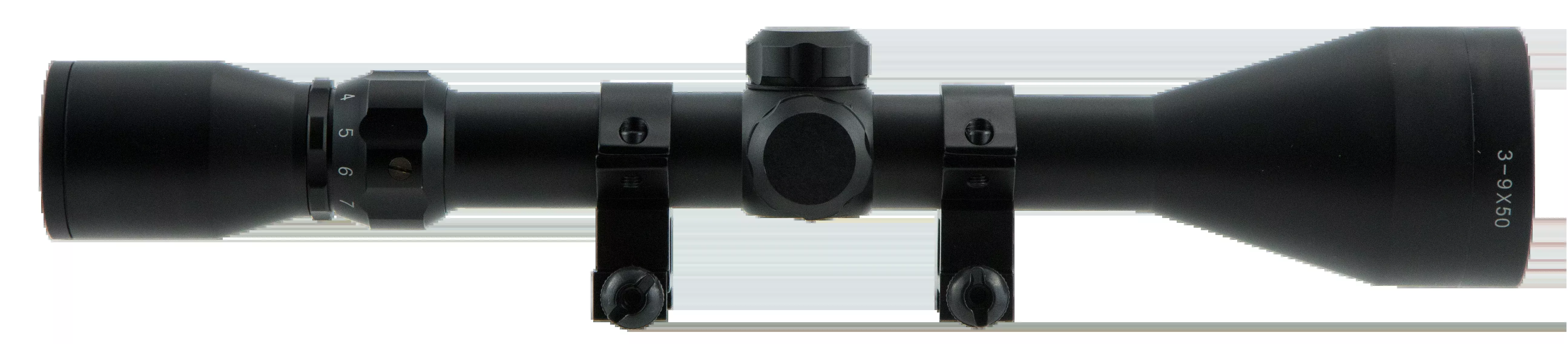 TruGlo Buckline 3-9x50mm 1" Tube BDC Reticle Black Anodized Hunting Scope